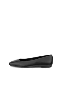 ECCO Margot - Damskie skórzane baleriny - Czarny - Size: 35 (UK 2.5-3) - Baleriny - miniaturka - grafika 1