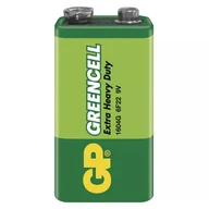Baterie i akcesoria - Bateria cynkowo-węglowa, 9V, 9V, GP, folia, 1-pack, Greencell - miniaturka - grafika 1