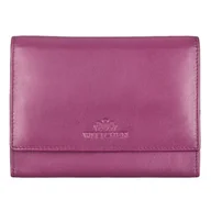 Nerki - Skórzana saszetka damska na ramię, na pas, do ręki fiolet - miniaturka - grafika 1