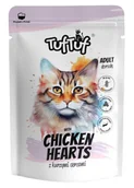 Mokra karma dla kotów - TUF TUF Mielonka z kurzymi sercami dla kota saszetka 300g - miniaturka - grafika 1