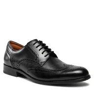Półbuty męskie - Półbuty Clarks Craft Arlo Limit 261714527 Black Leather - miniaturka - grafika 1