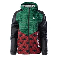 Kurtki damskie - Damska Kurtka NIKE U NK KENYA SHIELDRUNNER JKT CV0396-673 – Czerwony - miniaturka - grafika 1