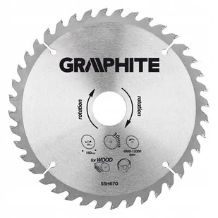 Tarcza do cięcia GRAPHITE 55H670 160 mm - Tarcze do pił - miniaturka - grafika 1