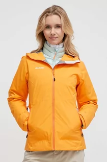 Kurtki damskie - Mammut kurtka outdoorowa Convey Tour HS kolor pomarańczowy gore-tex - grafika 1