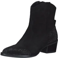Botki damskie - Tamaris Damskie sztyblety 1-25703-42, czarny Comb, 36 EU - miniaturka - grafika 1