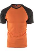 Koszulki męskie - koszulka  Rolly 015 - pomarańcz - Risardi - miniaturka - grafika 1