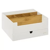 Pudła i pojemniki do przechowywania - Organizer Natureo z szufladką biały - miniaturka - grafika 1