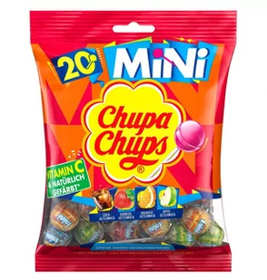 Chupa Chups Lizaki Mini z Witaminą C 20 szt. - Gumy do żucia, lizaki, dropsy - miniaturka - grafika 1