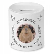 Skarbonki - Skarbonka Kapibara na Urodziny Imieniny Prezent z Nadrukiem ze Zdjęciem - miniaturka - grafika 1