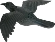 Zwalczanie i odstraszanie szkodników - NO PEST Odstraszacz Ptaków Gołębi Szpaków Makieta Ptaka Kruk w Locie Odstraszający Ptaki - miniaturka - grafika 1