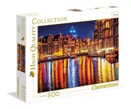 Puzzle - Clementoni 500 Elementów Amsterdam GXP-593523 - miniaturka - grafika 1