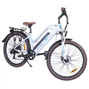 Bezior M2 Pro Electric Moped Bike 500W Motor 100km Range 12.5Ah Battery 26*2.125'' Wheels 25km/h Max Speed - White - Rowery elektryczne - miniaturka - grafika 3