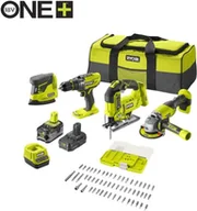 Zestawy elektronarzędzi - Ryobi R18CK4F-252S 1*2.0AH 1*5.0AH ONE+ - miniaturka - grafika 1