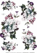 Decoupage - Papier ryżowy ITD A4 R117 kwiaty - miniaturka - grafika 1