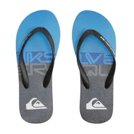 Klapki i japonki męskie - Japonki plażowe męskie Quiksilver Molokai Wordblock - miniaturka - grafika 1