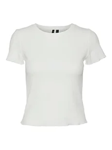 VERO MODA Vmemma SS Top Noos koszulka damska, Snow White, XL - Koszulki i topy damskie - miniaturka - grafika 1