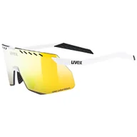Okulary przeciwsłoneczne - Okulary sportowe Uvex Pace Stage S Cv White Matt/Mir.Yellow (S5330738882) - miniaturka - grafika 1