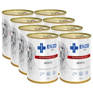 ENZO VET Hepatic na choroby wątroby dla psów 8x400g - Mokra karma dla psów - miniaturka - grafika 2
