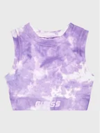 Koszulki i topy damskie - Guess Top J2BI37 MC04N Fioletowy Slim Fit - miniaturka - grafika 1