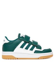 adidas Sneakersy Rapid Court JR1022 Zielony - Buty dla chłopców - miniaturka - grafika 1