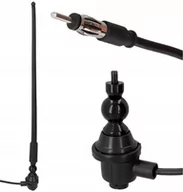 Anteny samochodowe - Uniwersalna Antena Samochodowa 40 Cm Z Przewodem 1.3 M - miniaturka - grafika 1