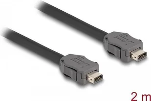 DeLOCK 82016 Kabel sieciowy czarny 2 m Cat7 S/FTP (S-STP) (82016) - Kable miedziane - miniaturka - grafika 1