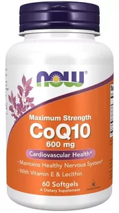 Now Foods Koenzym Q10 600 mg (60 kaps.) - Suplementy naturalne - miniaturka - grafika 1