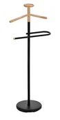 Wieszaki i stojaki - Wieszak stojący na odzież LUGO KOLOR CZARNY+BUK - miniaturka - grafika 1