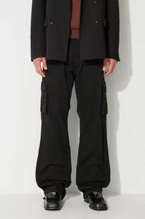 Spodnie męskie - Alpha Industries spodnie Jet Pant męskie kolor czarny proste 101212.03 - grafika 1