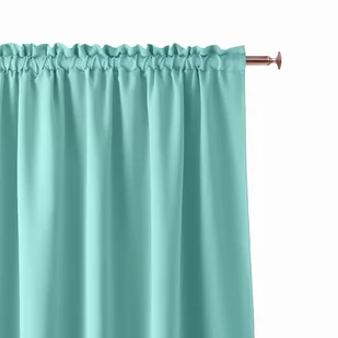 Zasłona AURA Mint 140x250 Tape - Zasłony - miniaturka - grafika 1