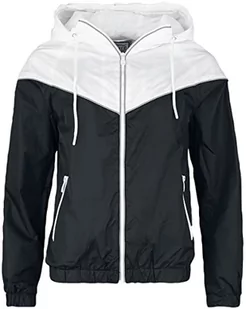 Lonsdale Damska kurtka przeciwwiatrowa Skerray, Czarny/biały, XL - Kurtki damskie - miniaturka - grafika 1