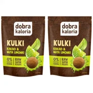Ciastka - Dobra Kaloria Kulki Mocy kakao i nuta limonki Zestaw 2 x 65 g - miniaturka - grafika 1