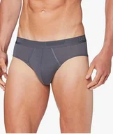 Majtki męskie - SLOGGI MAJTKI MĘSKIE SLIPY SZARE Z LOGO M S4S - miniaturka - grafika 1