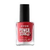 Lakiery do paznokci - Avon Power Stay Supertrwały żelowy lakier do paznokci - The Red One - 10ml - miniaturka - grafika 1