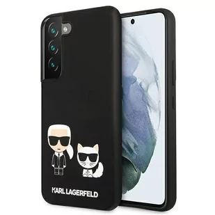 Karl Lagerfeld KLHCS22SSSKCK S22 S901 hardcase czarny/black Silicone Karl & Choupette KF000908-0 - Etui i futerały do telefonów - miniaturka - grafika 1