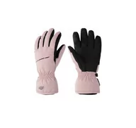 Rękawiczki - Damskie rękawice narciarskie sportowe 4F RED002-56S - miniaturka - grafika 1