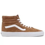 Trampki męskie - Buty Vans Pig Suede Sk8-Hi VN0005U9TBN1 - brązowe - miniaturka - grafika 1