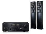 Zestawy stereo - Yamaha R-N2000A (czarny) + Carina FS247.4 (czarny) - miniaturka - grafika 1