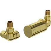 Zawory i kraniki - Mexen G05 zestaw termostatyczny osiowy, złoty - W903-958-50 - miniaturka - grafika 1