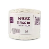 Artykuły masarskie - Sznurek wędliniarski ih 1.8mm 400m biały - miniaturka - grafika 1