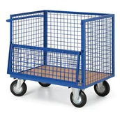 Wózki magazynowe - B2B Partner Wózek ze ścianami z drutu 1489 - miniaturka - grafika 1