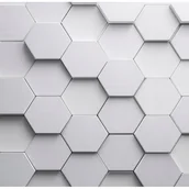 Fototapety - Fototapeta Dla Młodzieży Chłopca Heksagony Gaming 3D 400x280 cm Tapeta Młodzieżowa Na Flizelinie - miniaturka - grafika 1