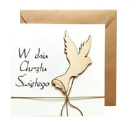 Kartki okolicznościowe i zaproszenia - Kartka Chrzest Święty - Naem - miniaturka - grafika 1