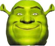Naklejki na ścianę - Naklejka Uv Wypukła Ozdobna DTF UV Aplikacja Shrek Bajka Mem Twarz - miniaturka - grafika 1