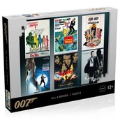 Puzzle - WINNING MOVES Puzzle 1000 James Bond 007 Actor debut - Winning Moves - miniaturka - grafika 1