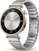 Akcesoria do smartwatchy - STALOWA BRANSOLETA PASEK DO HUAWEI WATCH GT4 GT5 41MM CLASSIC ELITE 18mm - miniaturka - grafika 1