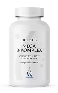 Holistic Mega B-Komplex Witaminy Z Grupy B Zestaw Witamin Metylokobalamina B12 Biotyna Kwas Foliowy Witamina B1 B2 B3 B6 HO4 - Witaminy i minerały - miniaturka - grafika 1