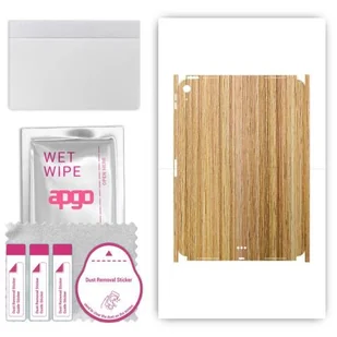 folia naklejka skórka strukturalna na TYŁ+BOKI do Apple iPad Air 2022 - Drewno Dąb Miodowy - apgo SKINS - Akcesoria do tabletów i e-booków - miniaturka - grafika 1