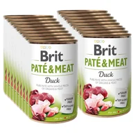 Mokra karma dla psów - BRIT PATE & MEAT DUCK 18x400g - miniaturka - grafika 1