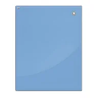 Tablice i flipcharty - 2x3 Tablica szklana magnetyczna 80x60cm niebieska TSZ86 N TZS86 N - miniaturka - grafika 1